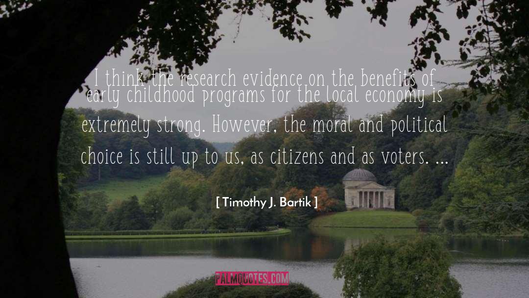 Early Childhood quotes by Timothy J. Bartik