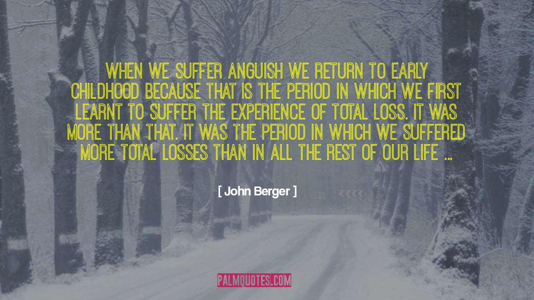 Early Childhood quotes by John Berger