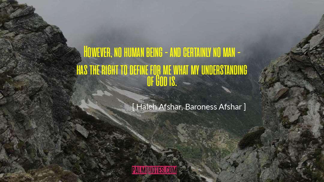 Early Man quotes by Haleh Afshar, Baroness Afshar