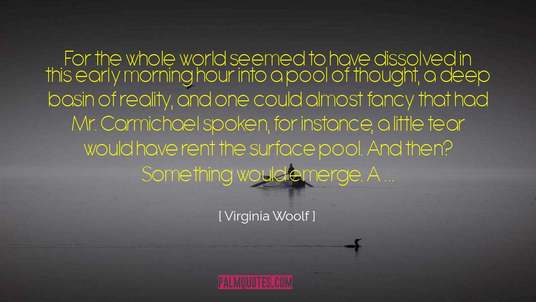 Early Morning quotes by Virginia Woolf