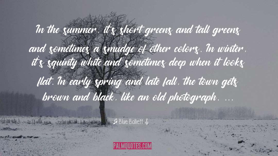 Early Spring quotes by Blue Balliett