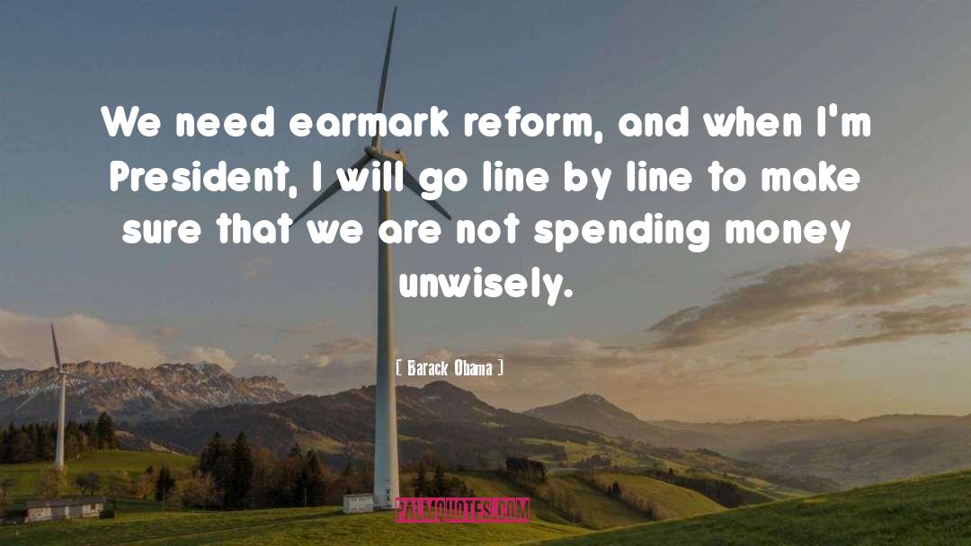 Earmark quotes by Barack Obama