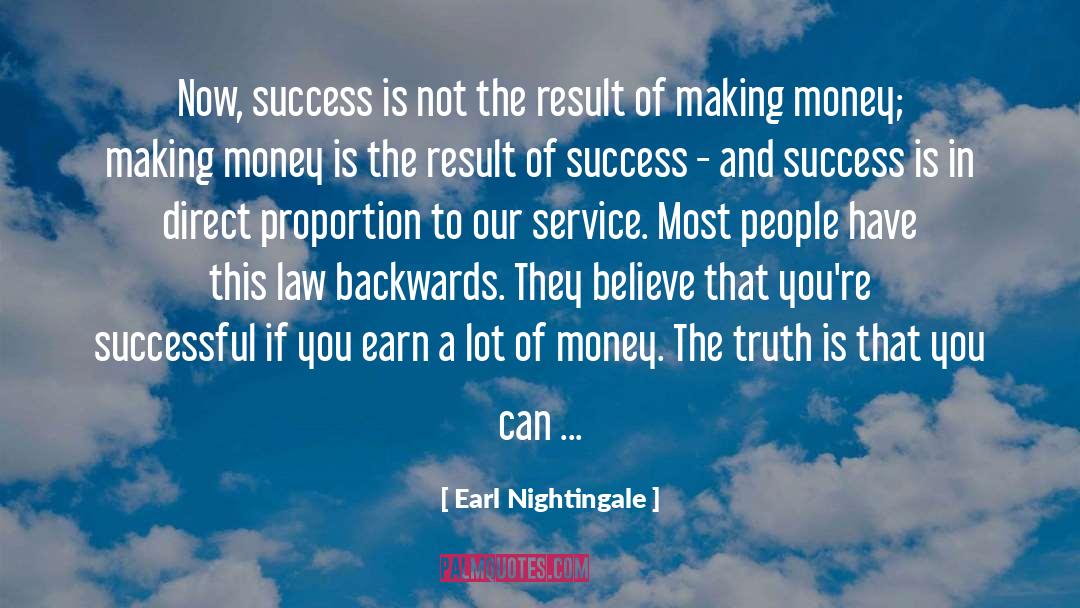 Earn Money quotes by Earl Nightingale