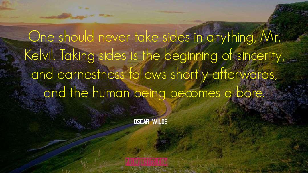 Earnestness quotes by Oscar Wilde