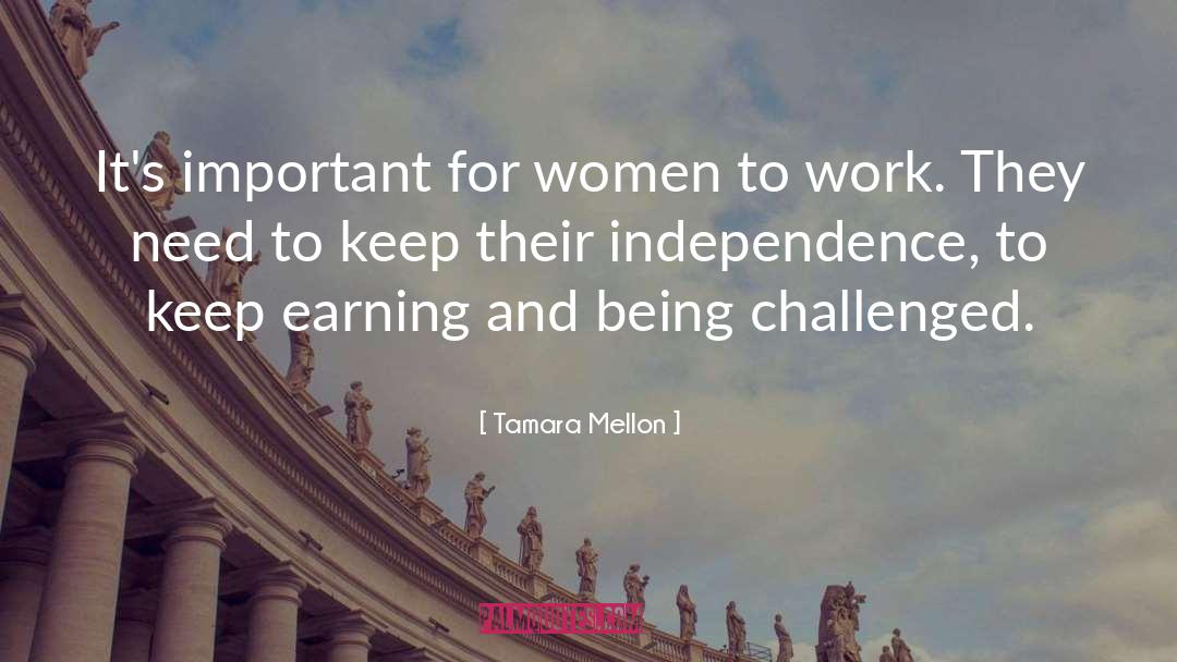 Earning Privileges quotes by Tamara Mellon