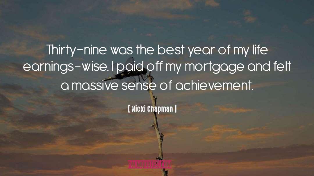 Earnings quotes by Nicki Chapman