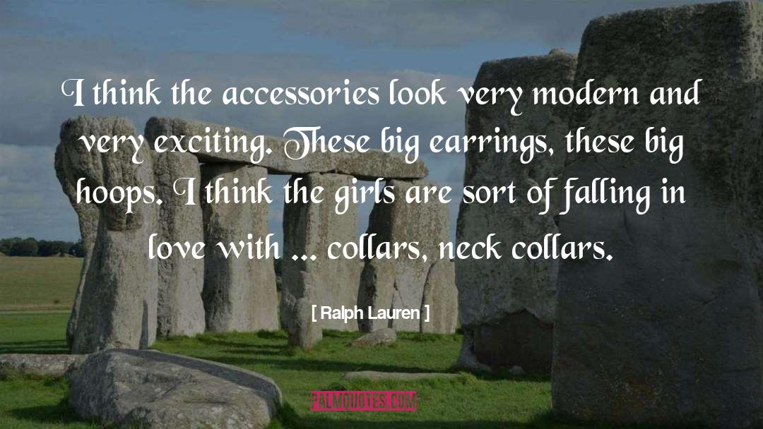 Earrings quotes by Ralph Lauren