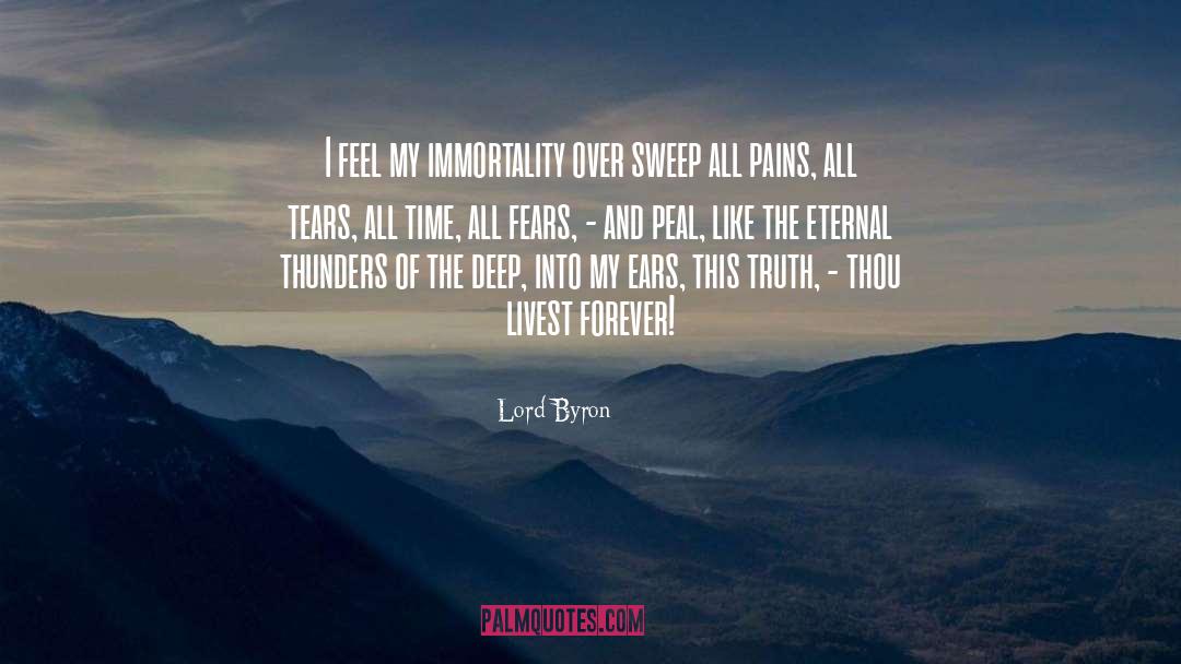 Ears quotes by Lord Byron