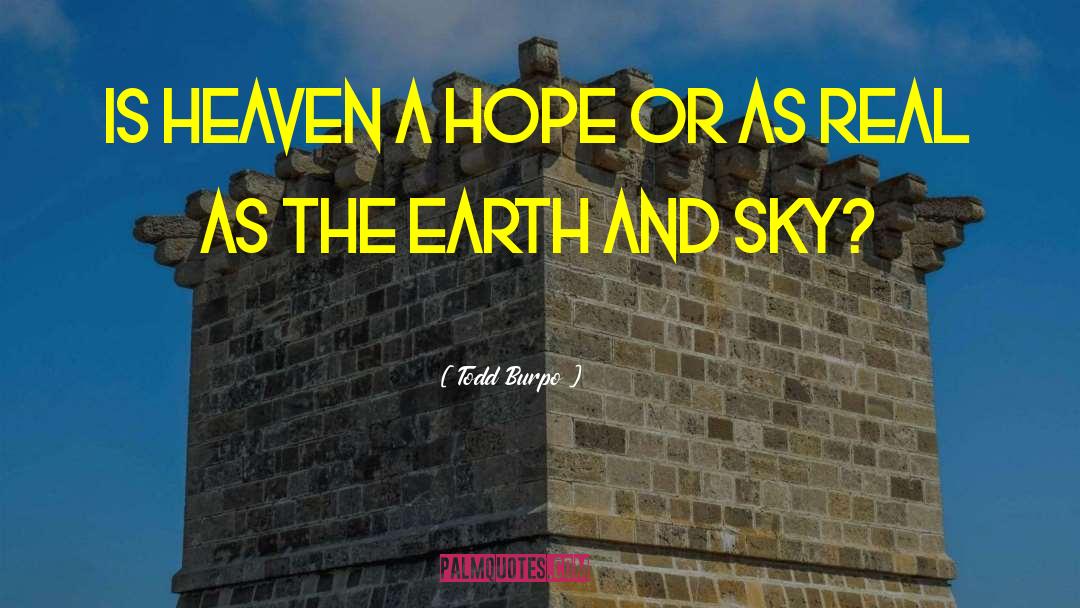 Earth And Sky quotes by Todd Burpo