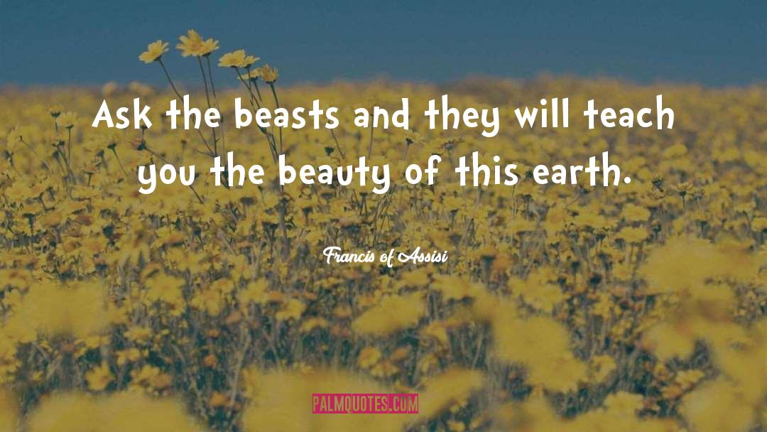 Earth Beauty Bible quotes by Francis Of Assisi