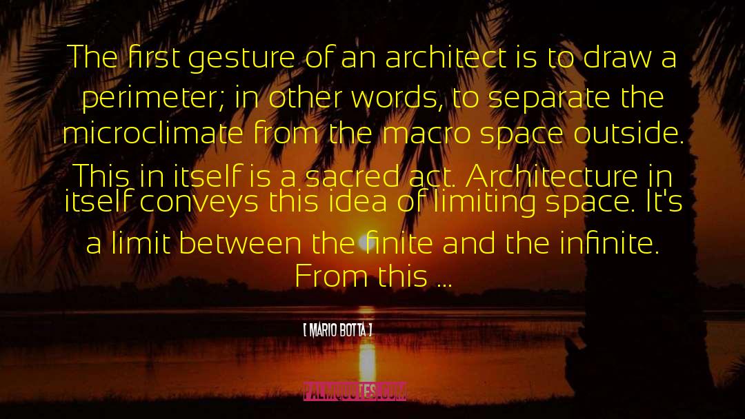 Earth From Space quotes by Mario Botta