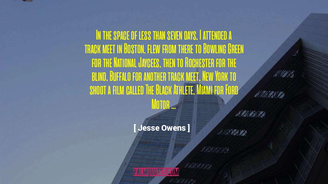 Earth From Space quotes by Jesse Owens