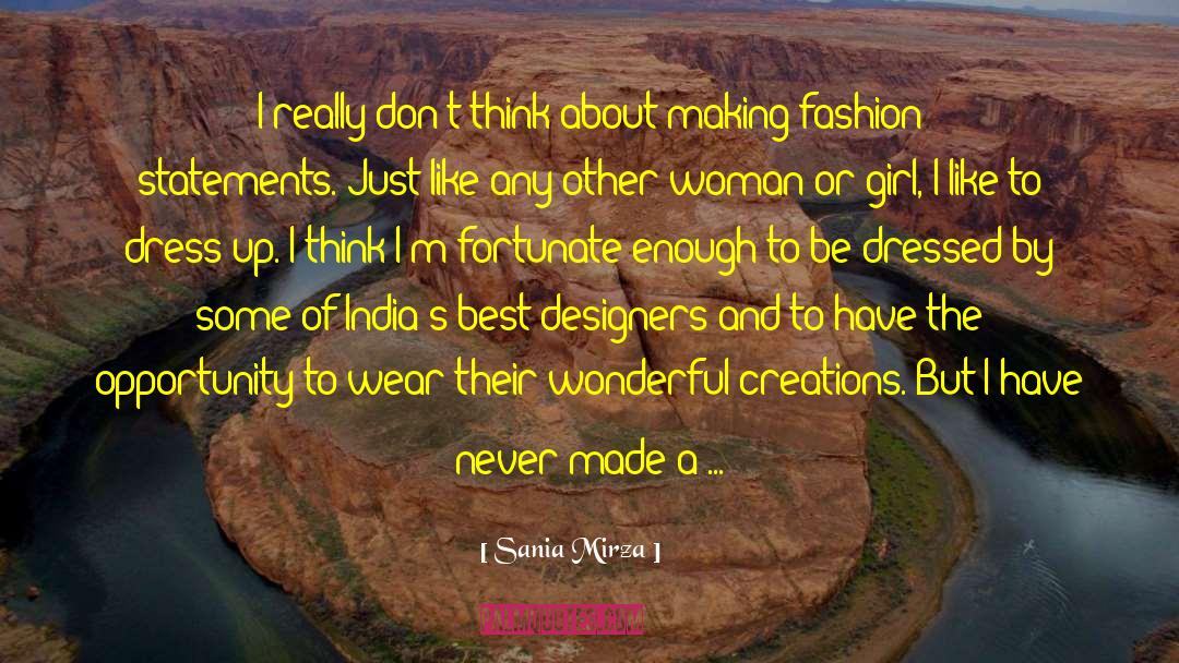 Earth Girl quotes by Sania Mirza