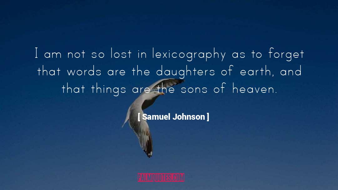 Earth Girl quotes by Samuel Johnson