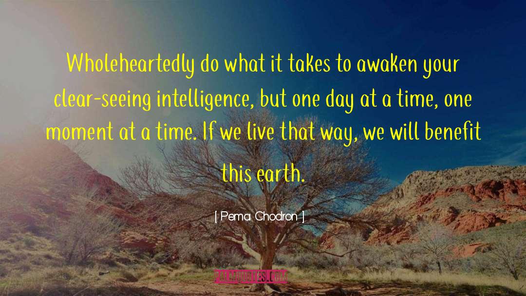 Earth One quotes by Pema Chodron