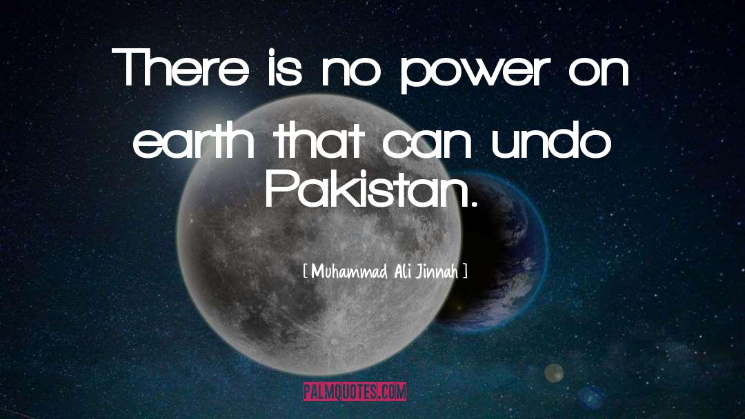 Earth That quotes by Muhammad Ali Jinnah