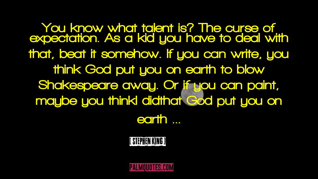 Earth Village quotes by Stephen King