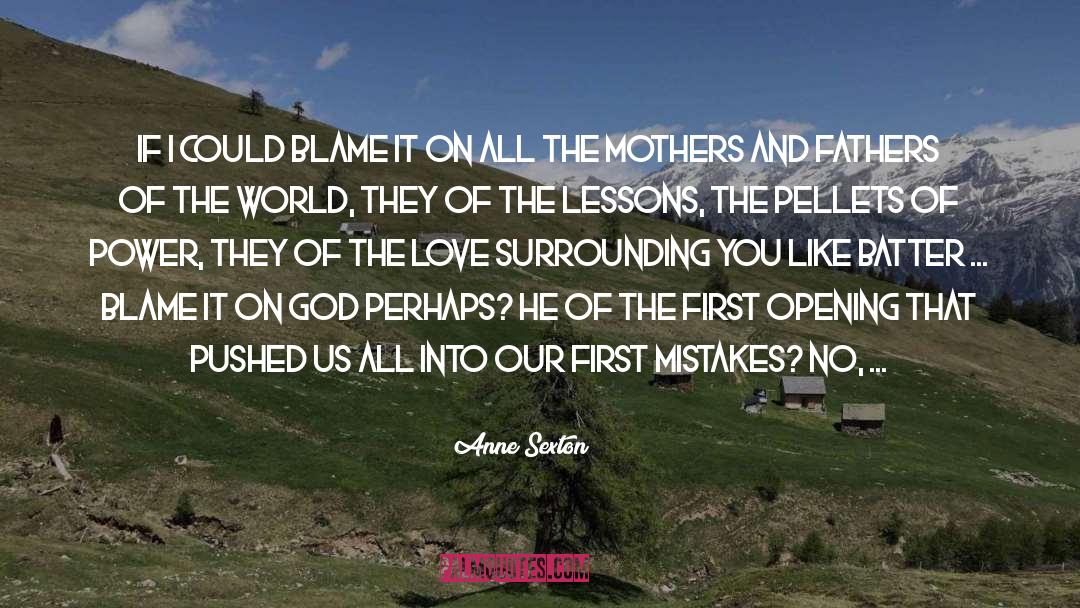 Earth Village quotes by Anne Sexton