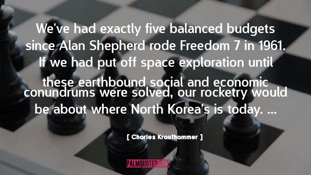 Earthbound quotes by Charles Krauthammer