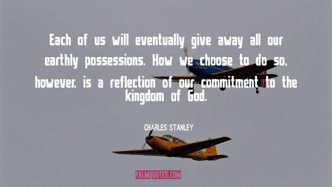 Earthly quotes by Charles Stanley