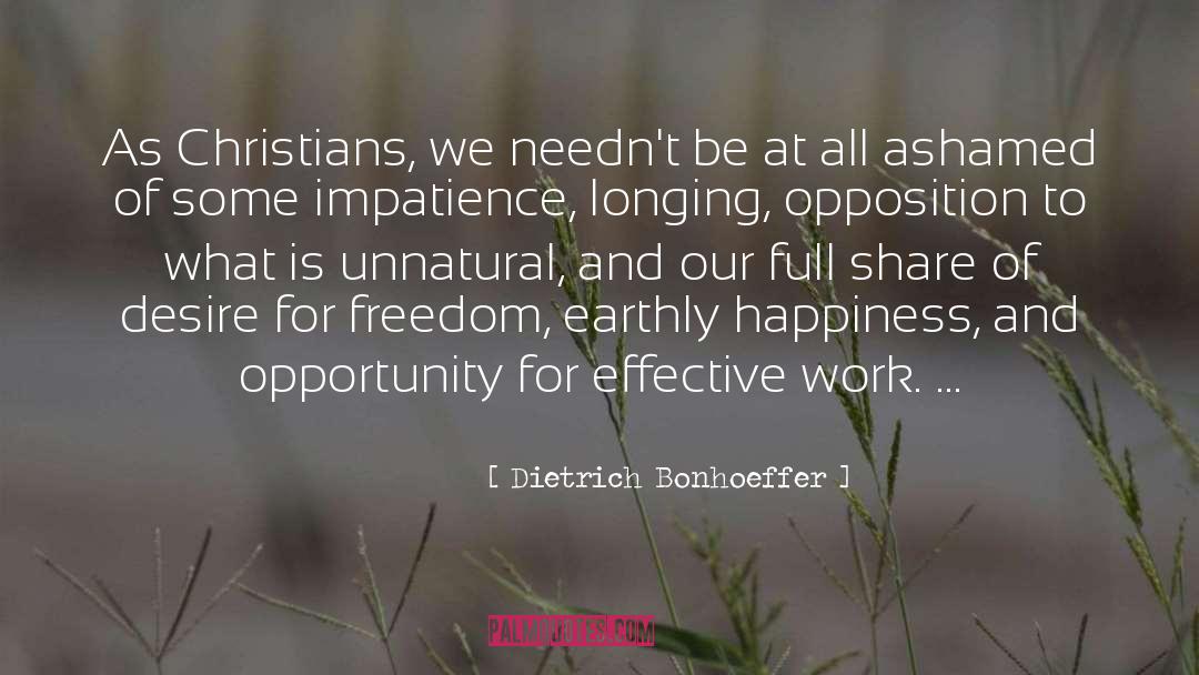 Earthly quotes by Dietrich Bonhoeffer