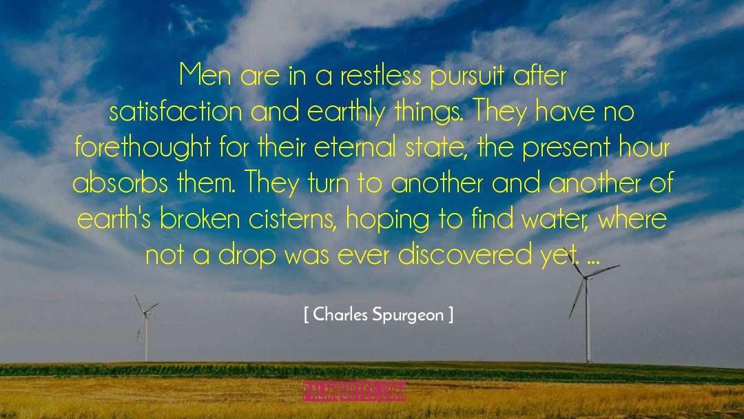Earthly Things quotes by Charles Spurgeon