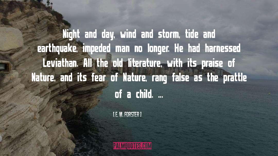 Earthquake quotes by E. M. Forster