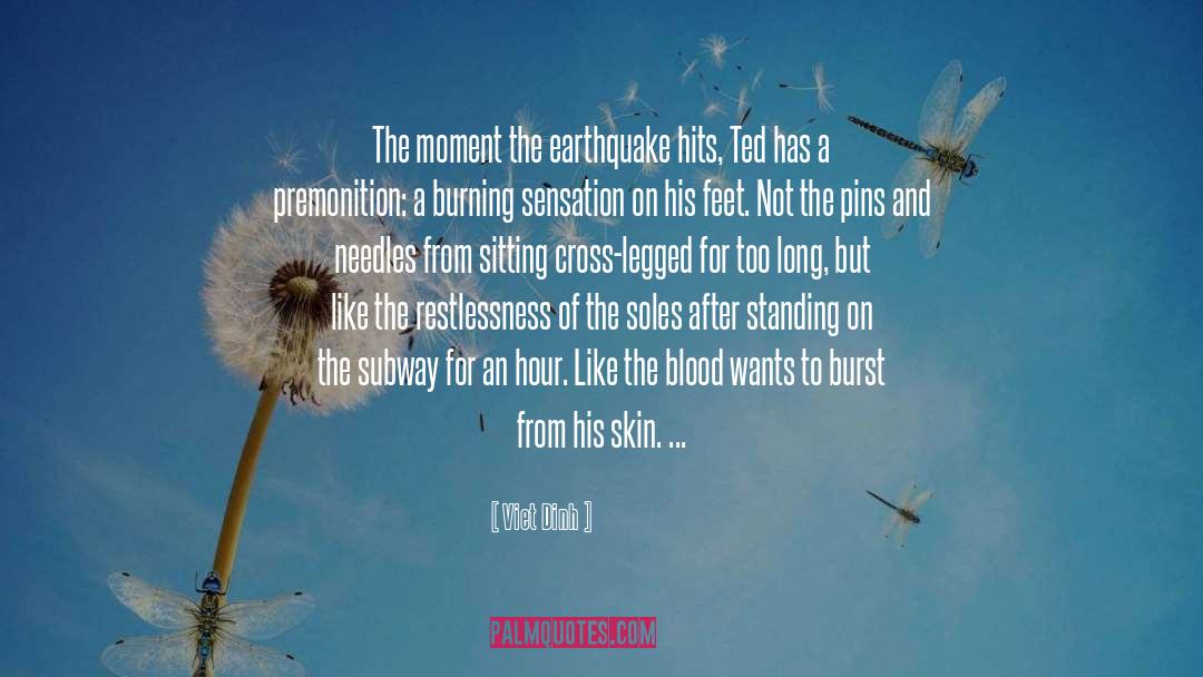 Earthquake quotes by Viet Dinh