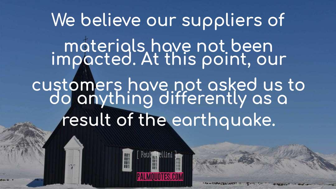 Earthquake quotes by Paul Otellini