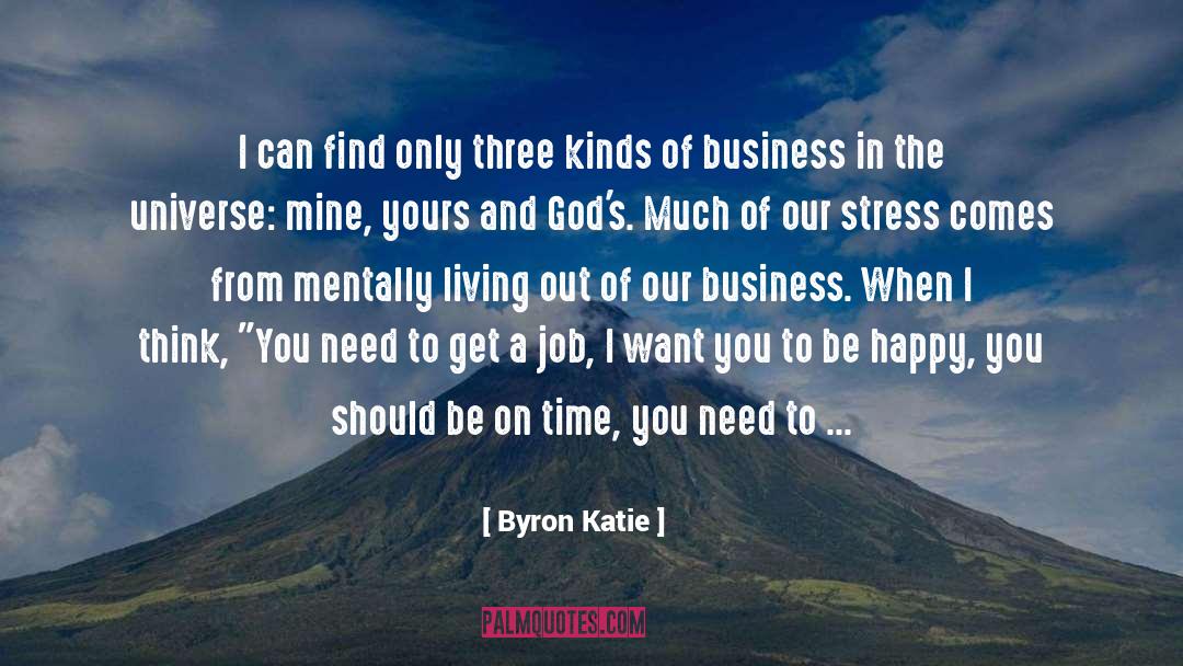 Earthquakes quotes by Byron Katie