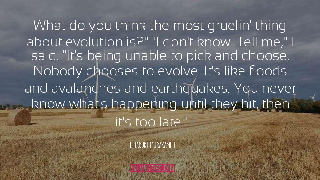 Earthquakes quotes by Haruki Murakami