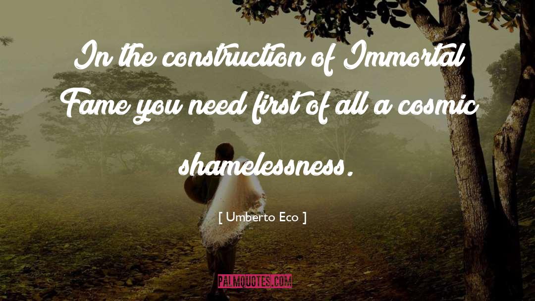 Earthwork Construction quotes by Umberto Eco