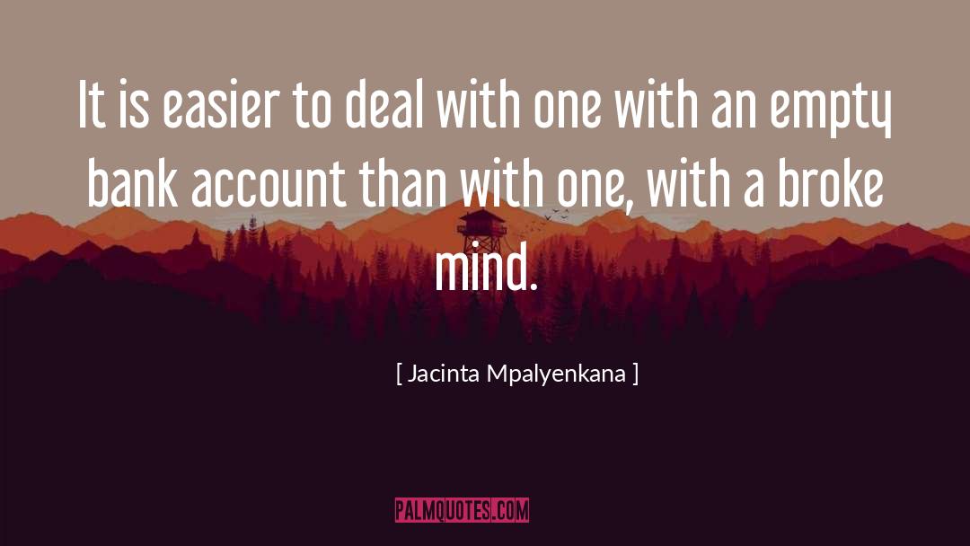Easier quotes by Jacinta Mpalyenkana