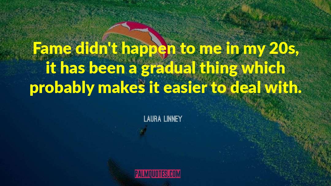 Easier Said Than Done Quote quotes by Laura Linney