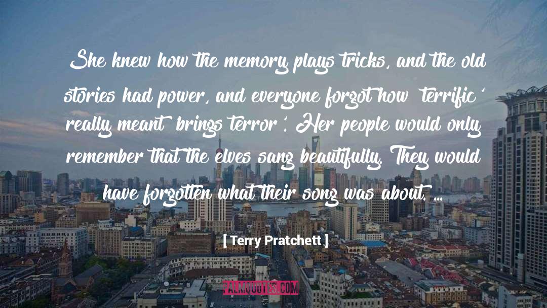 Easily Forgotten quotes by Terry Pratchett