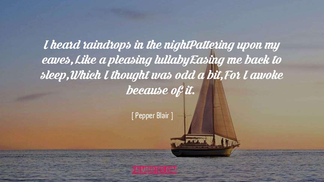 Easing quotes by Pepper Blair