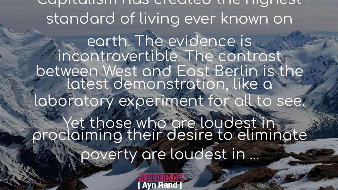East Berlin quotes by Ayn Rand