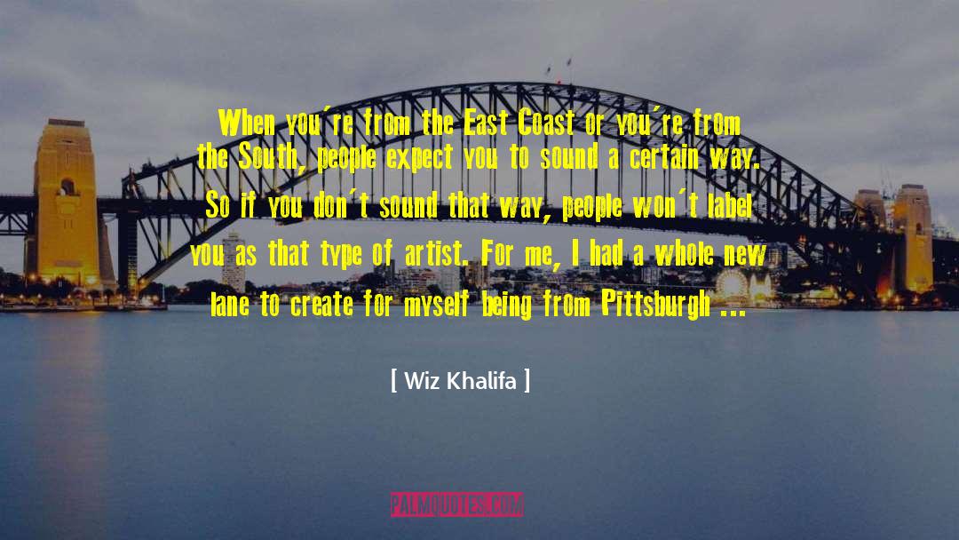 East Coast quotes by Wiz Khalifa