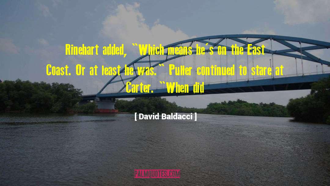 East Coast quotes by David Baldacci