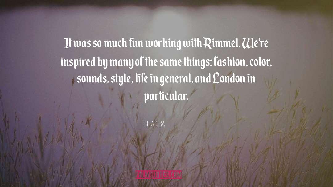 East London quotes by Rita Ora