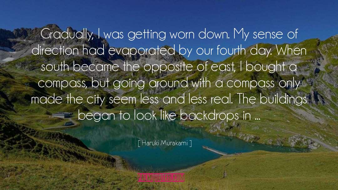 East quotes by Haruki Murakami