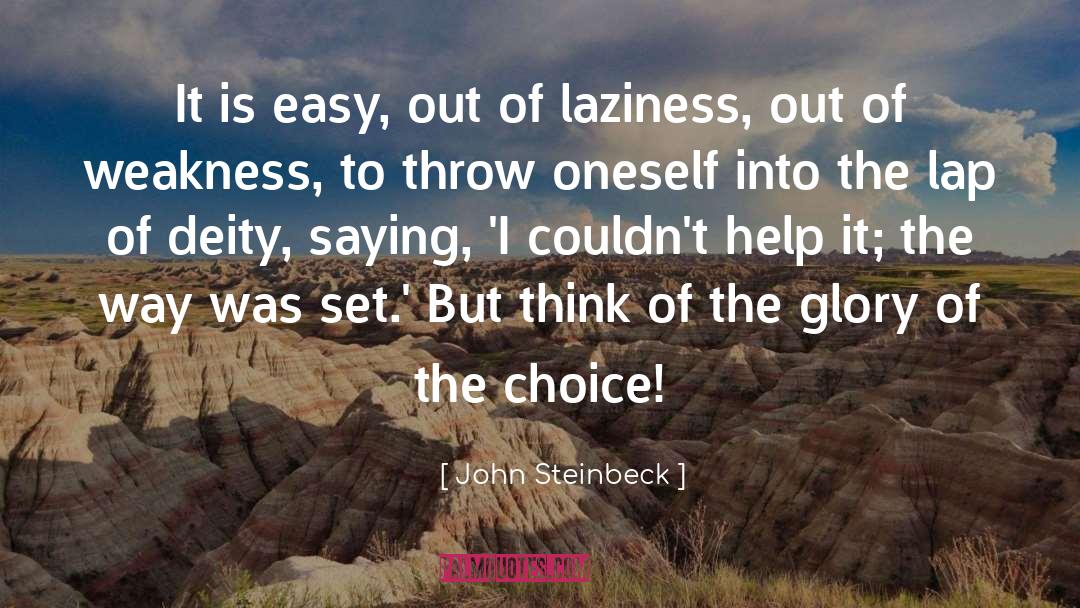 East Versus West quotes by John Steinbeck