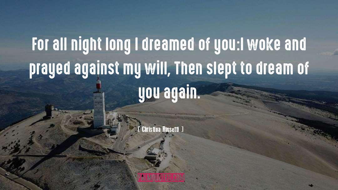 Easter Night quotes by Christina Rossetti