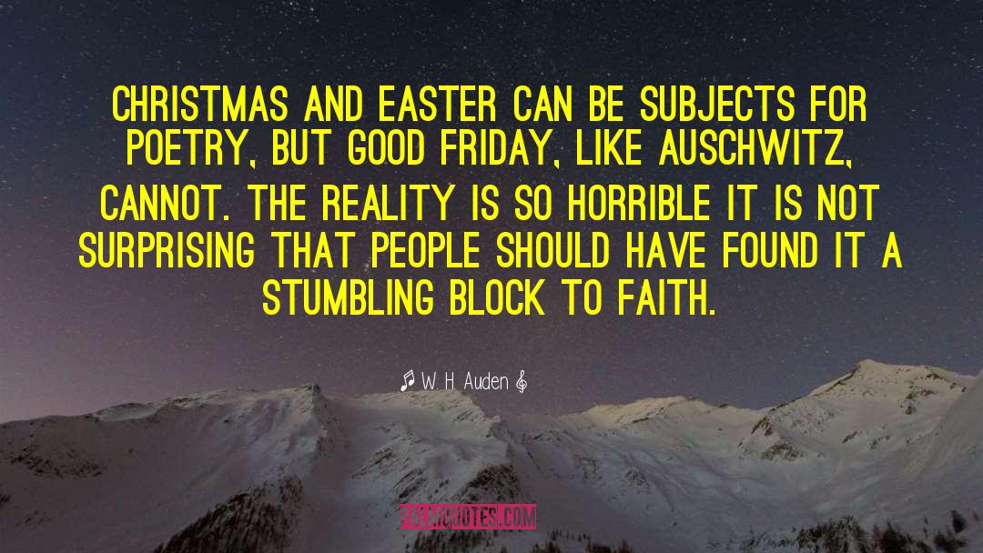 Easter Parade quotes by W. H. Auden