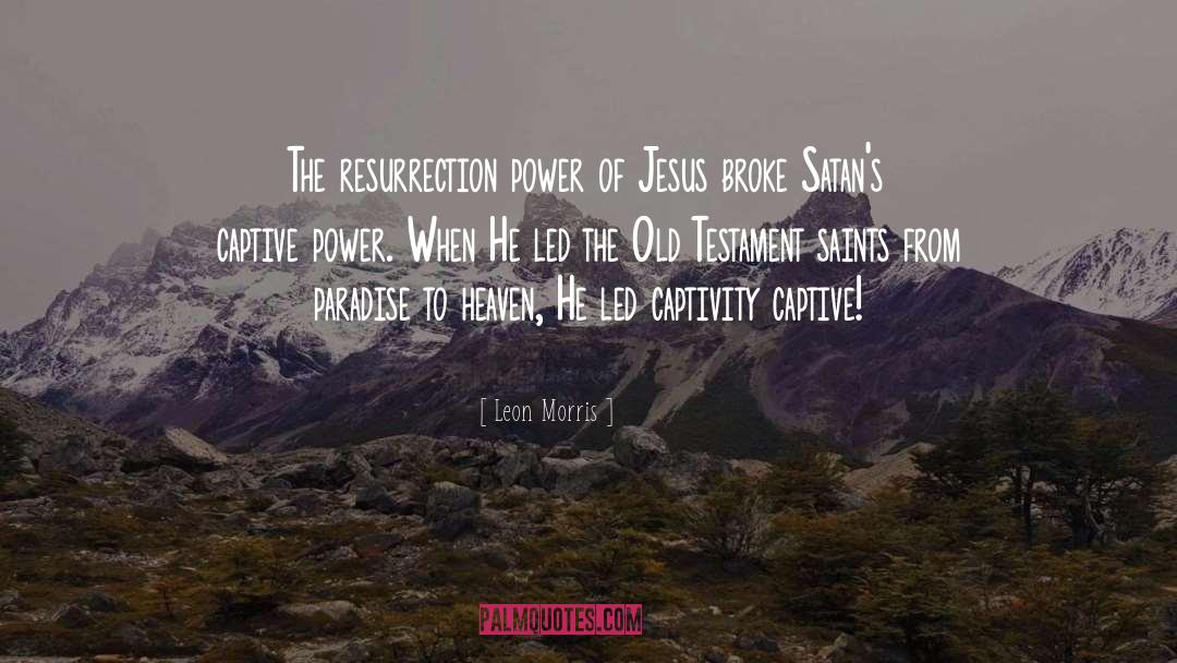 Easter quotes by Leon Morris