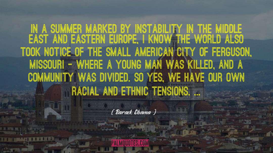 Eastern Europe quotes by Barack Obama