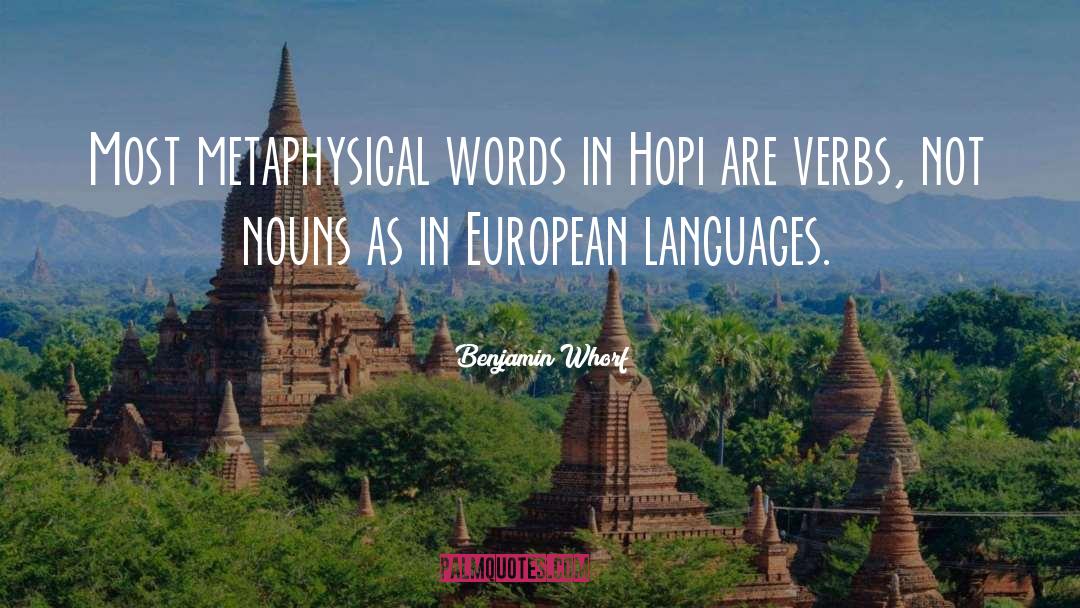 Eastern European quotes by Benjamin Whorf