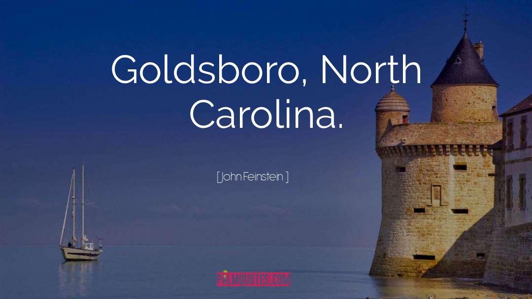 Eastern North Carolina quotes by John Feinstein