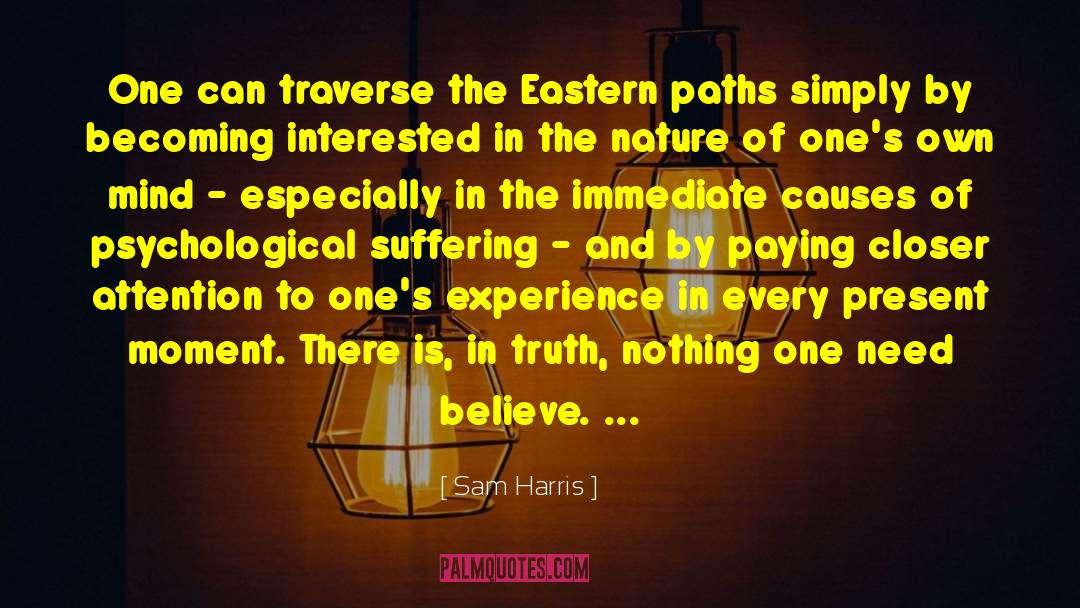 Eastern quotes by Sam Harris