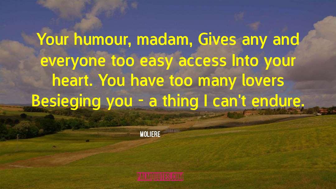 Easy Access quotes by Moliere